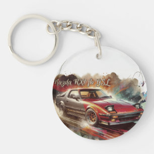 1982 Mazda RX7 fb akrylic keychain