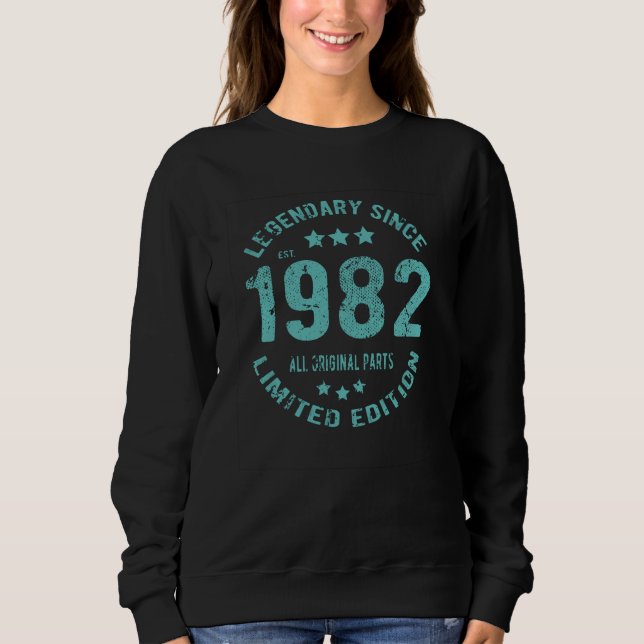 1982 Vintagens födelsedag T Shirt (Framsida)