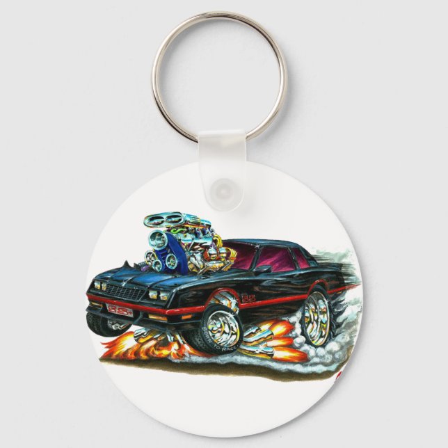 1983-88 Monte Carlo Black Car Nyckelring (Framsida)