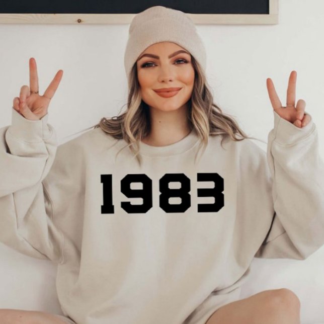 1983 Birthday 40th Milestone Gift Sweatshirt T Shirt (Skapare uppladdad)