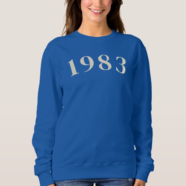 1983 Födelsedag T Shirt (Framsida)