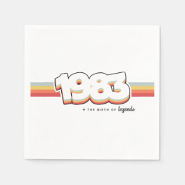 1983 Förklaringarnas födelse Pappersservett