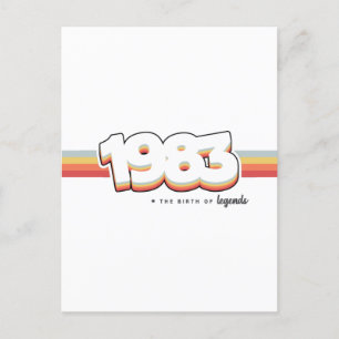 1983 Legender föds Vykort