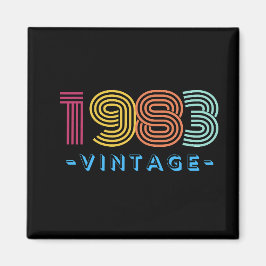 1983 Vintage Magnet, Retro - Gift Magnet