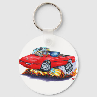 1984-93 Corvette Red Conversible Nyckelring