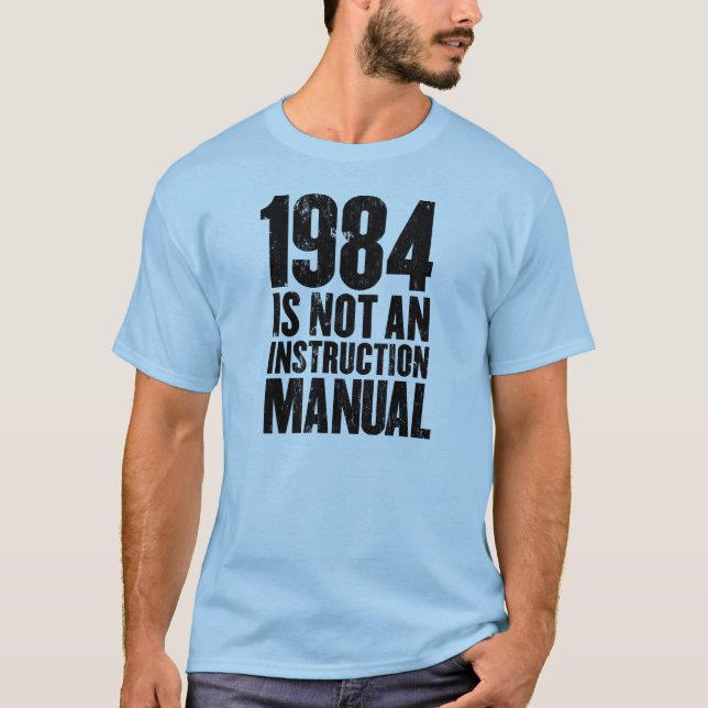 1984 är inte en anvisningshandbok tee (Framsida)