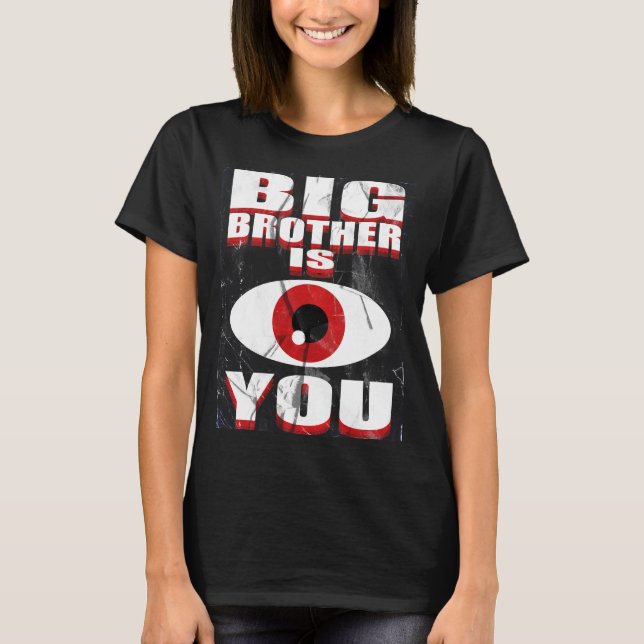 1984 Big Brother iakttar dig T-shirt ( dam ) (Framsida)