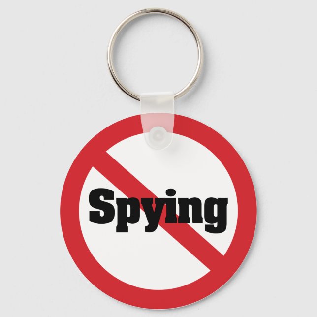 1984 Big Brother Spying Nyckelring (Framsida)