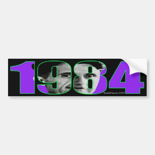 1984 Bumper Sticker Bildekal