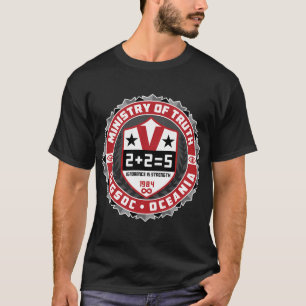 1984 Dystopian Truth Tänka Polisstorebror T Shirt