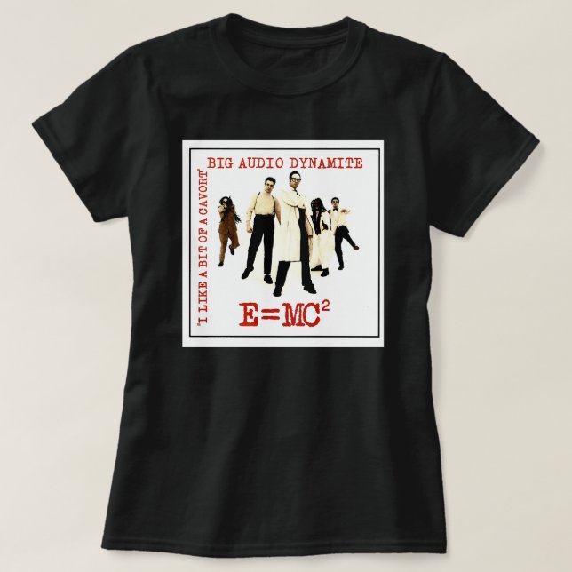 1984, E=MC2, Wave, Dynamite, Audio Big WLIR, Alter T Shirt (Design framsida)