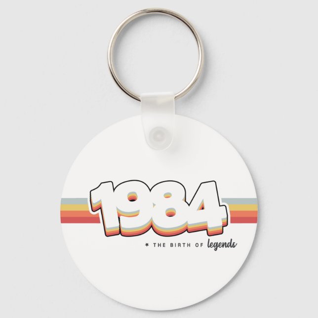 1984 Förklaringarnas födelse Nyckelring (Framsida)