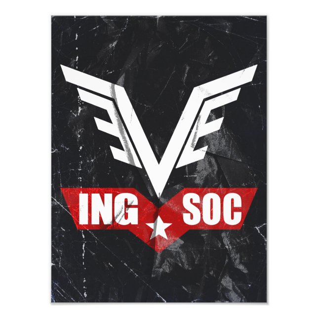 1984 INGSOC Party Logo Poster (Framsidan)