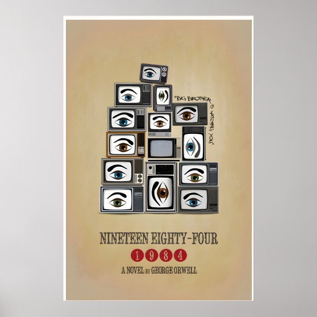 1984 Originaltryck tolkning av George Poster (Framsidan)