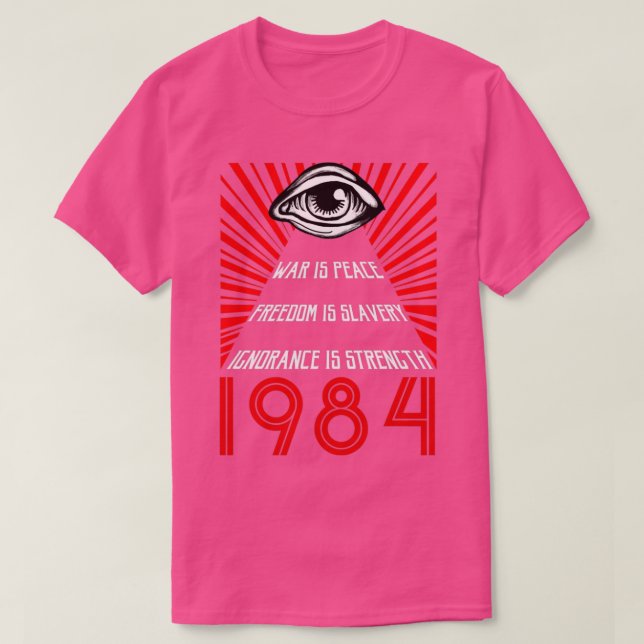 1984 Orwell T Shirt (Design framsida)