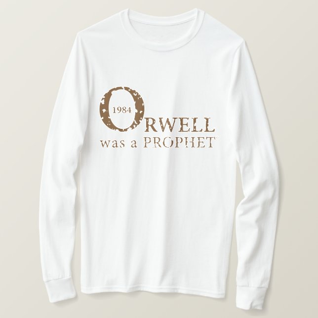 1984 Orwell var en PROPHET T Shirt (Design framsida)