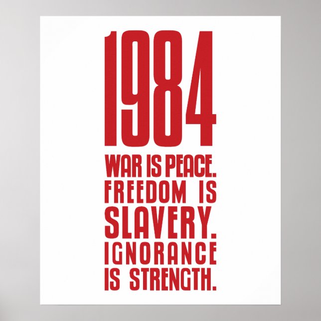 1984 POSTER (Framsidan)