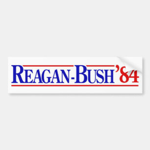 1984 Reagan Bush Klistermärke
