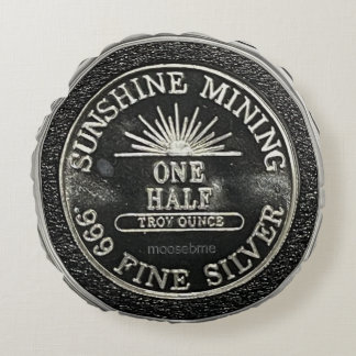 1984 Subshine Mint 1 Halv Uns .999 Silver Rund Kudde