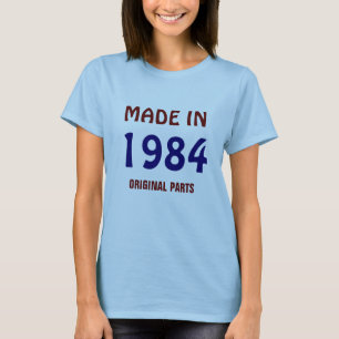 1984: T-shirt tillverkad 1984, originaldelar