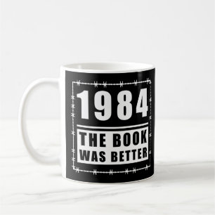 1984 var Bok en bättre citat Kaffemugg