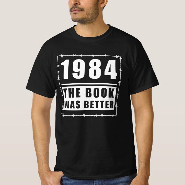 1984 var Bok en bättre citat T Shirt (Framsida)