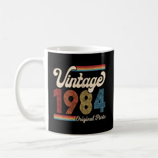 1984 Vintage 1984 Birthday Gift Manar Women Born M Kaffemugg