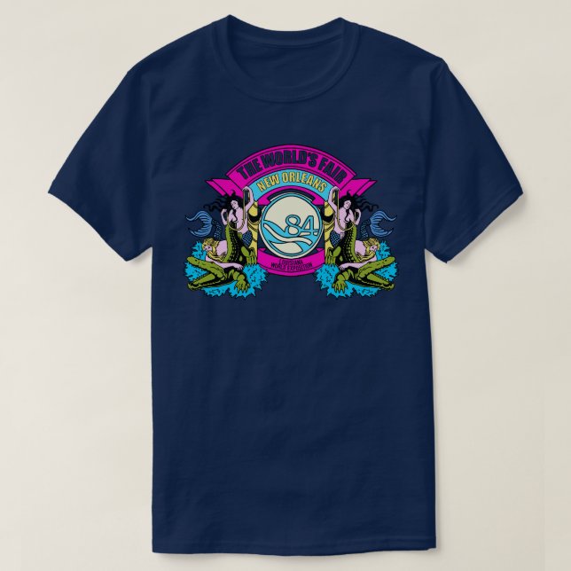 1984 World Fair New Orleans Louisiana TShirt T Shirt (Design framsida)
