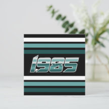 1985 års Retro Rand Teal 40:e tackkort