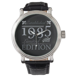 1985 Begränsad utgåva 40 födelsedagar Armbandsur