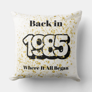 1985 Dekorativ kudde - Retro Birthday Gift, W