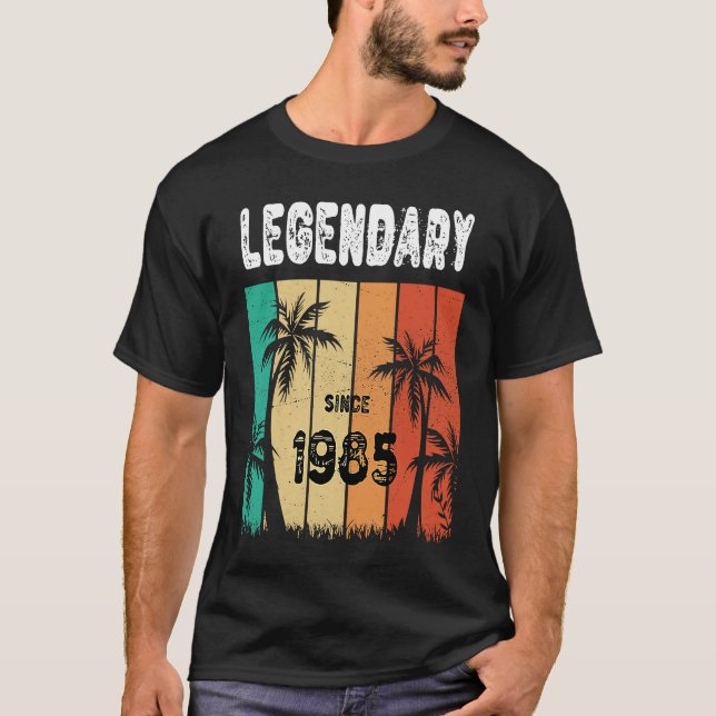 1985 Födelsedag 37:e födelsedag T Shirt (Framsida)