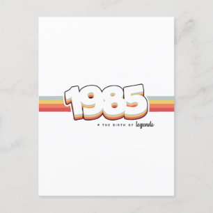 1985 Legender föds Vykort