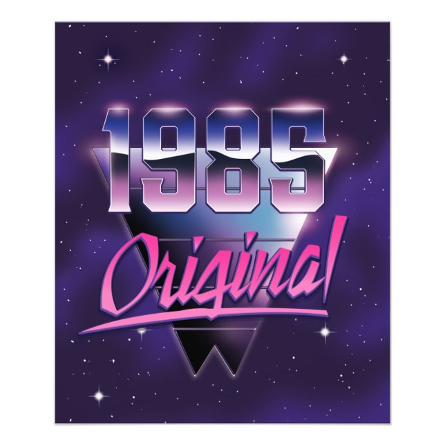 1985 Original Fototryck (Framsidan)