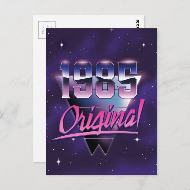 1985 Original Vykort (Fram/baksida)