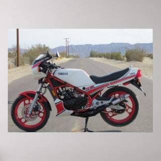 1985 Poster Yamaha RZ350