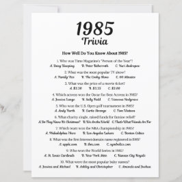 1985 Trivia Spel