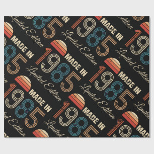 1985 Vintage 40:e födelsedagen Presentpapper