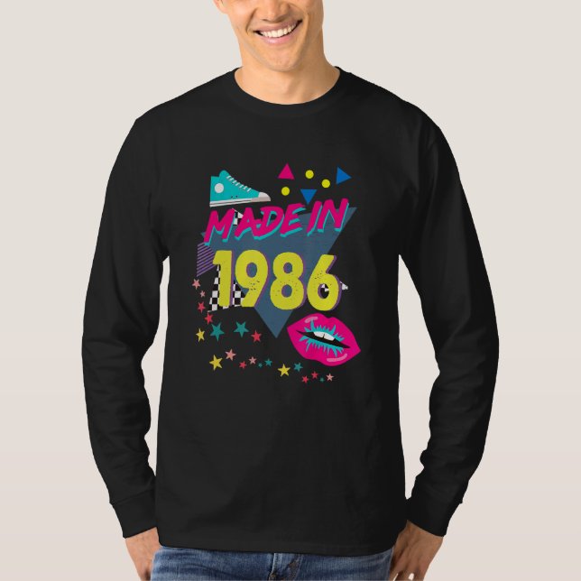 1986: 36:e födelsedagen 80:e 90-talet 1990-talet:  t shirt (Framsida)
