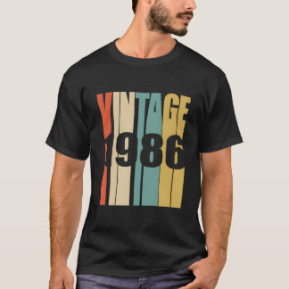 1986 37 år gammal Födelsedag 1986 37:e T Shirt
