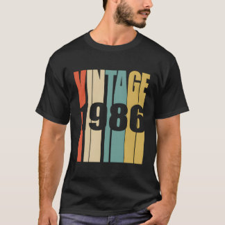 1986 37 års gammal dag 1986 37 t shirt