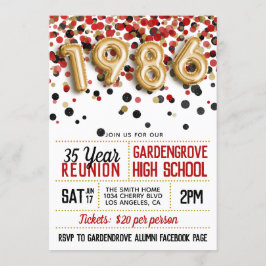 1986 ÅRS Högskola Inbjudningar