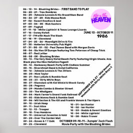 1986 DEL 1 - STEN'N'ROLL HEAVEN POSTER