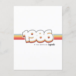 1986 Legender föds Vykort