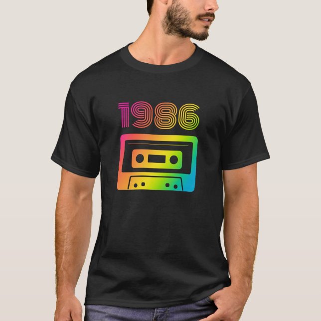 1986 Retro T Shirt (Framsida)