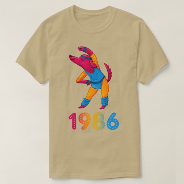 1986 T SHIRT (Design framsida)