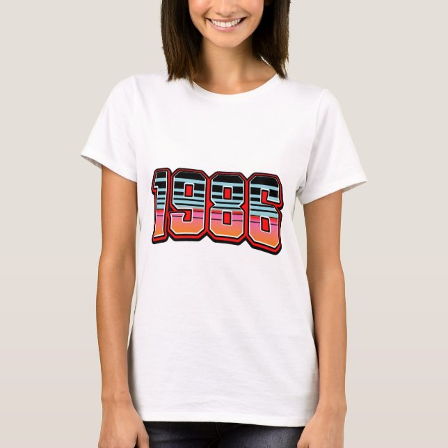 1986 T SHIRT (Framsida)