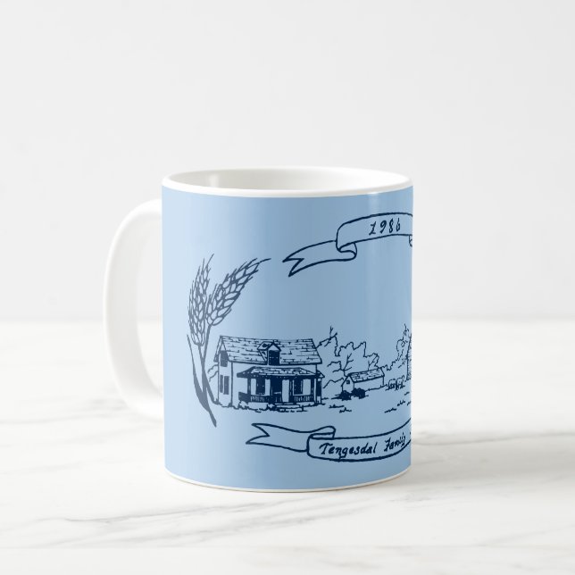 1986 Tengesdal Återträff Kaffemugg (Framsida vänster)