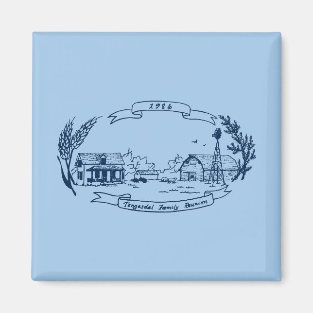 1986 Tengesdal Reunion Magnet (Framsidan)