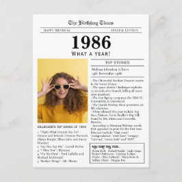 1986 Tidningsfestfavorit  Vykort